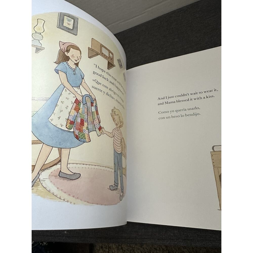 Dolly Parton Coat of Many Colors El Abrigo de Muchos Colores Bilingual Book - Picture 6 of 7